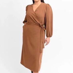 Smash + Tess Pink Georgia Wrap Dress, BNWT, size M